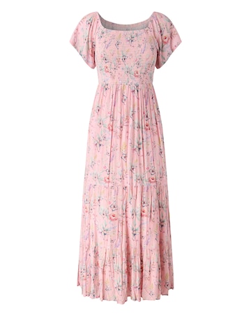 Joe Browns Beautiful Butterfly Print Crinkle Dress