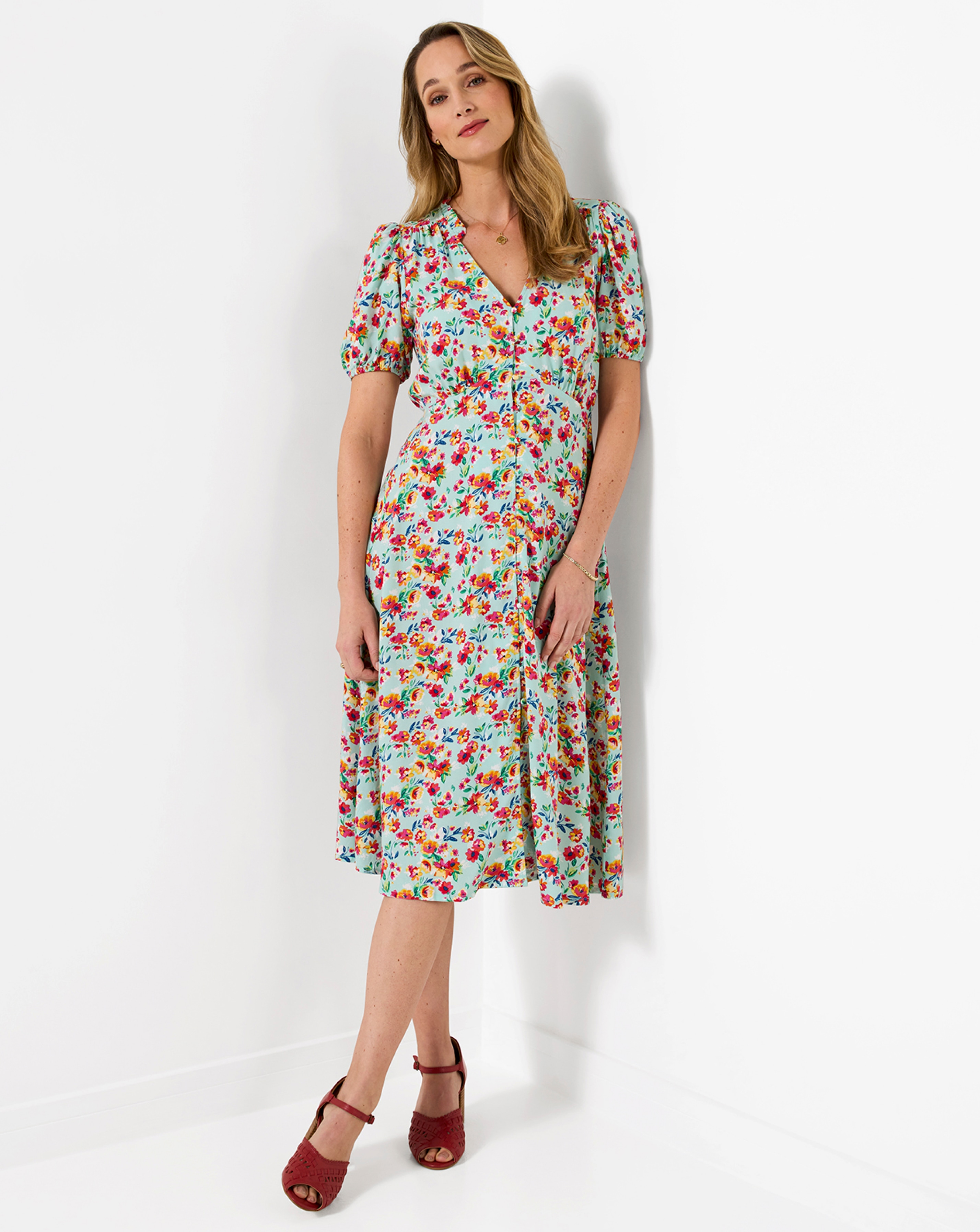 Joe Browns Penelope Floral Tea Dress