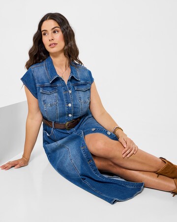 Joe Browns Sara Stretch Denim Maxi Dress