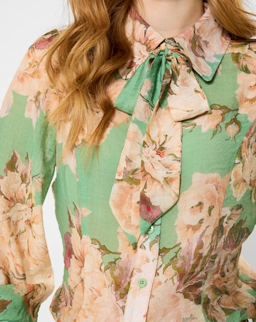 Joe Browns Olivia Printed Blouse With Detachable Tie