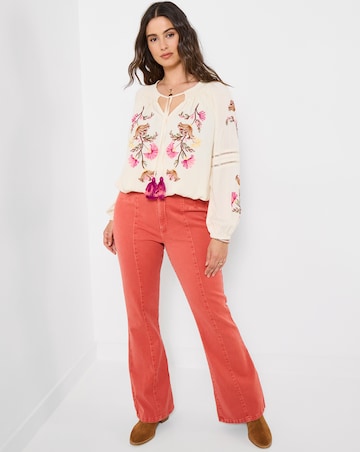 Joe Browns Sunset Skies Peasant Top