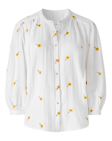 Joe Browns Sunshine Embroidered Cotton Blouse