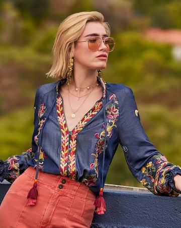 Joe Browns Festival Fun Embroidered Top