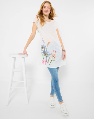 Joe Browns Spring Meadow Embroidered Tunic Top