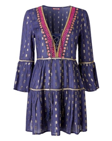 Joe Browns Festival Vibes Beaded Tunic Dress