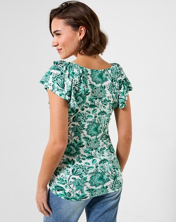 Joe Browns Amelia Frill Sleeve Jersey Top