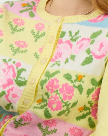 Joe Browns Felicity Patchwork Floral Cardigan