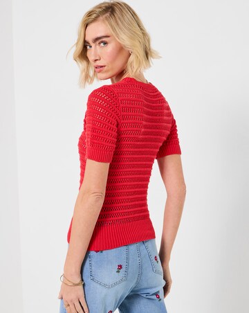Joe Browns Dita Open Knit Short Sleeve Jumper