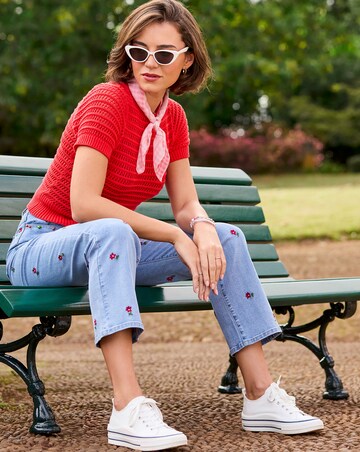 Joe Browns Amelia Floral Embroidered Jeans