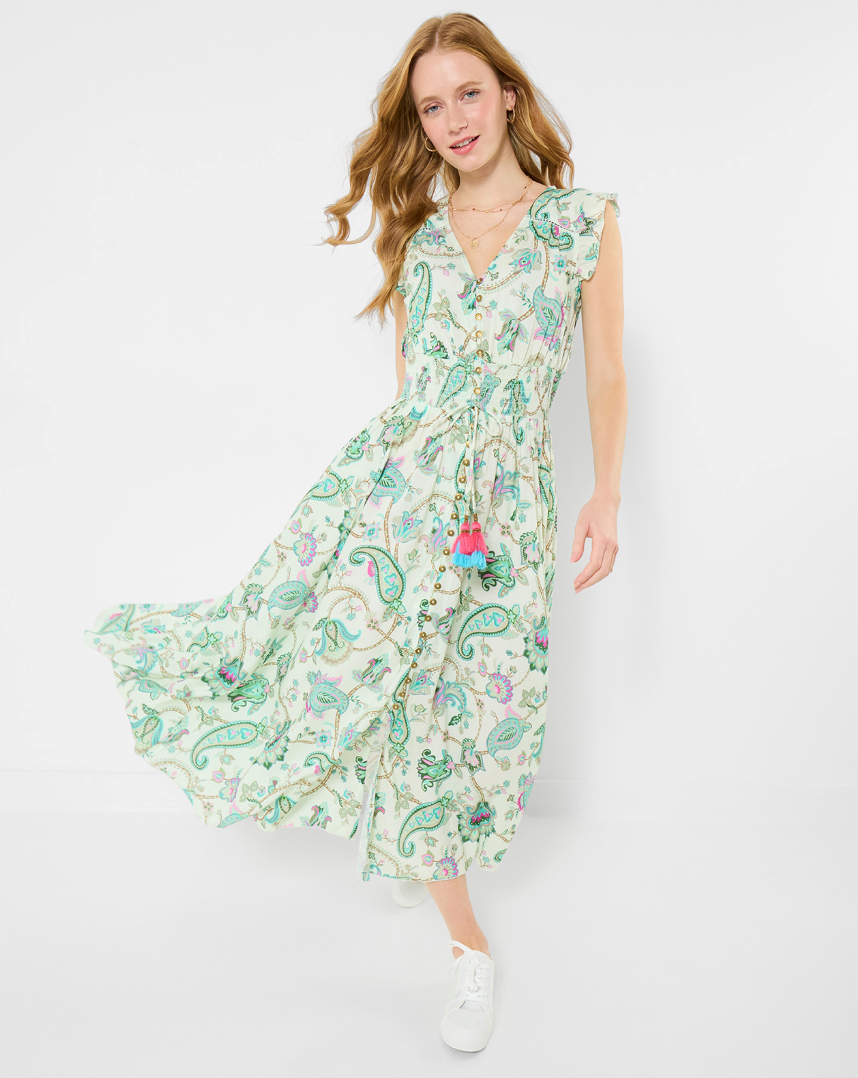 JB Helena Printed Maxi Dress Petite