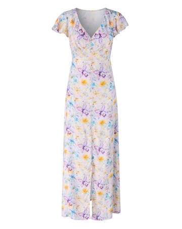 Joe Browns Watercolours Printed Floral Dress Petite