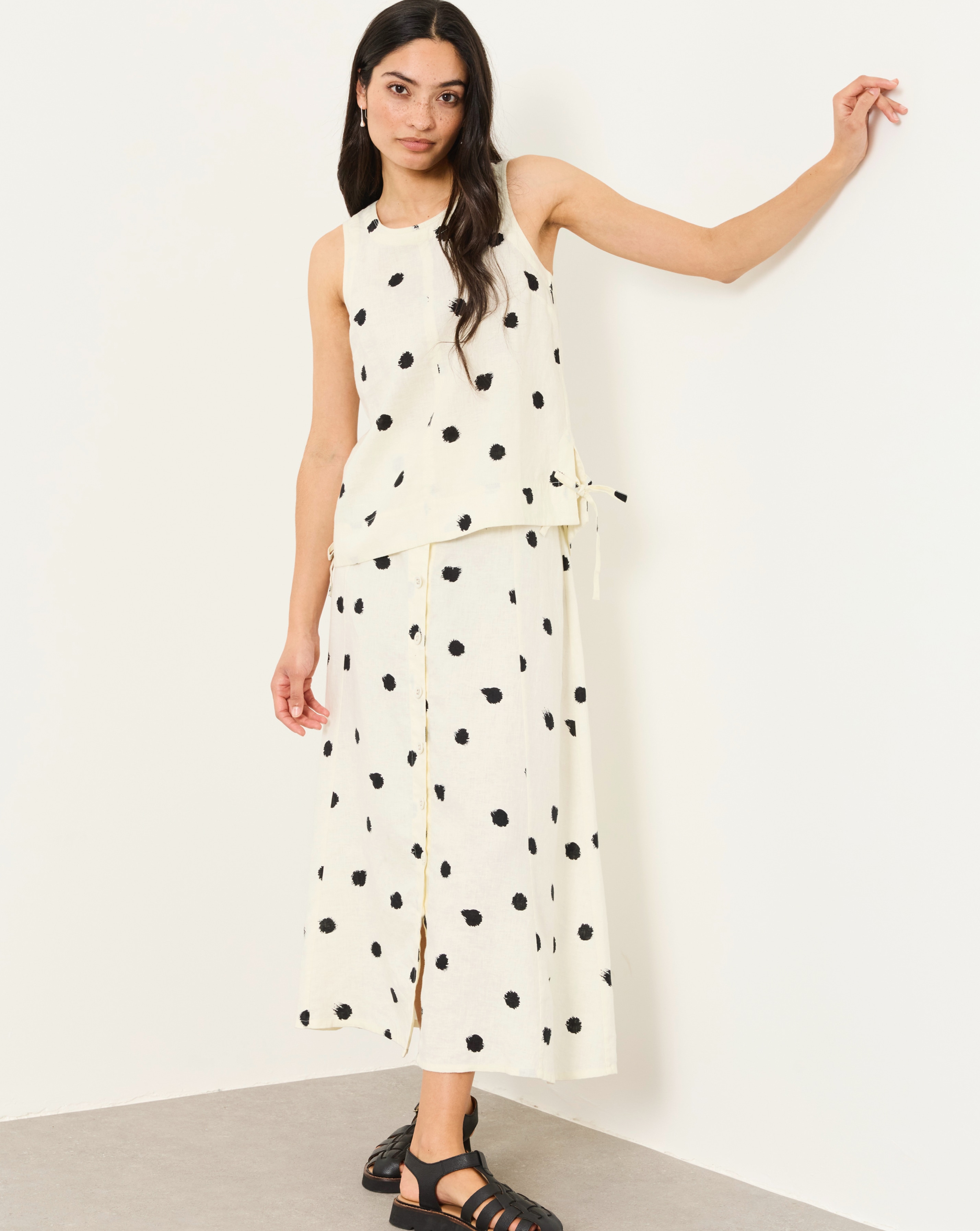 New In - FatFace Eleana Midi Skirt