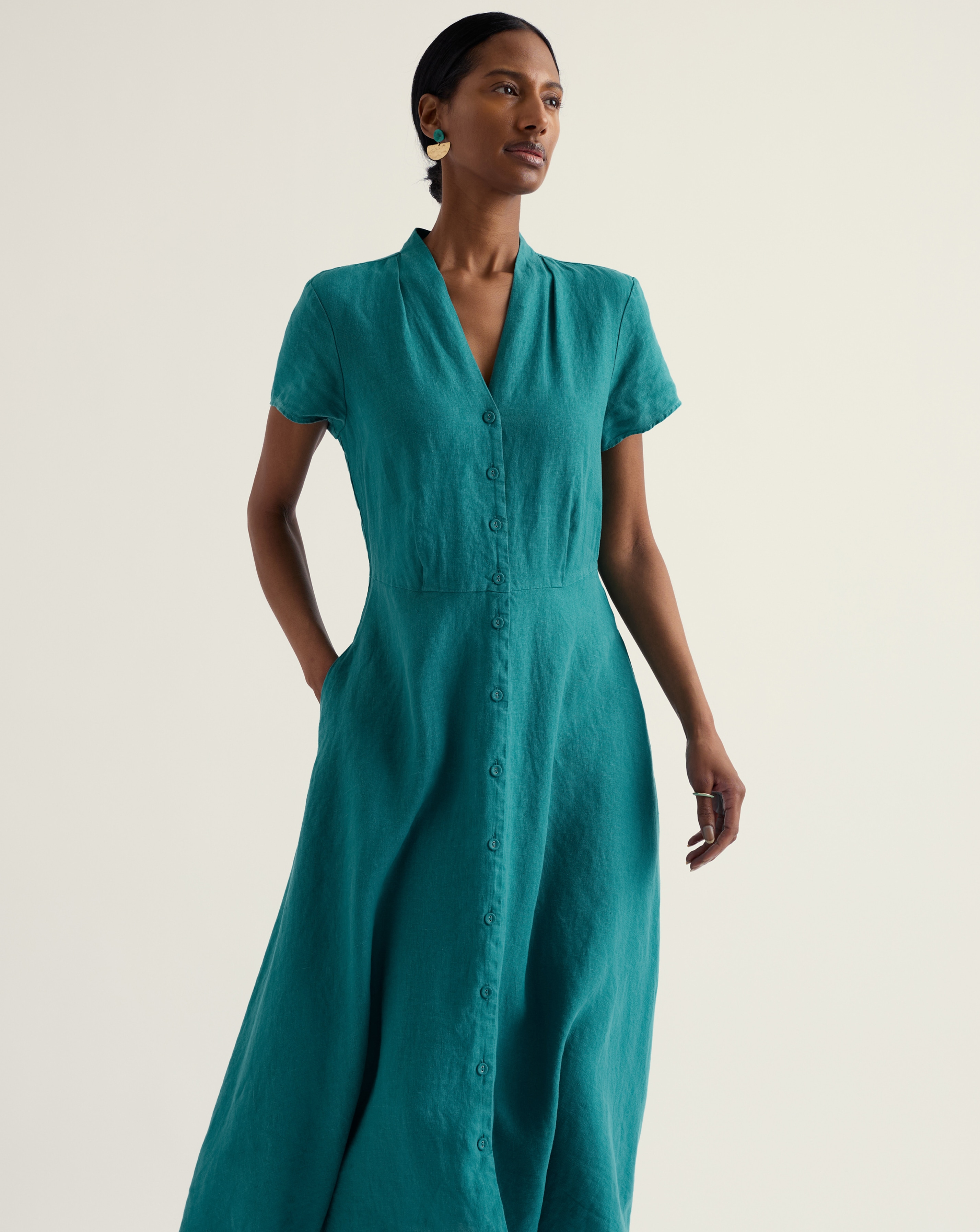 New In - Seasalt Cornwall Carved Wood Dress