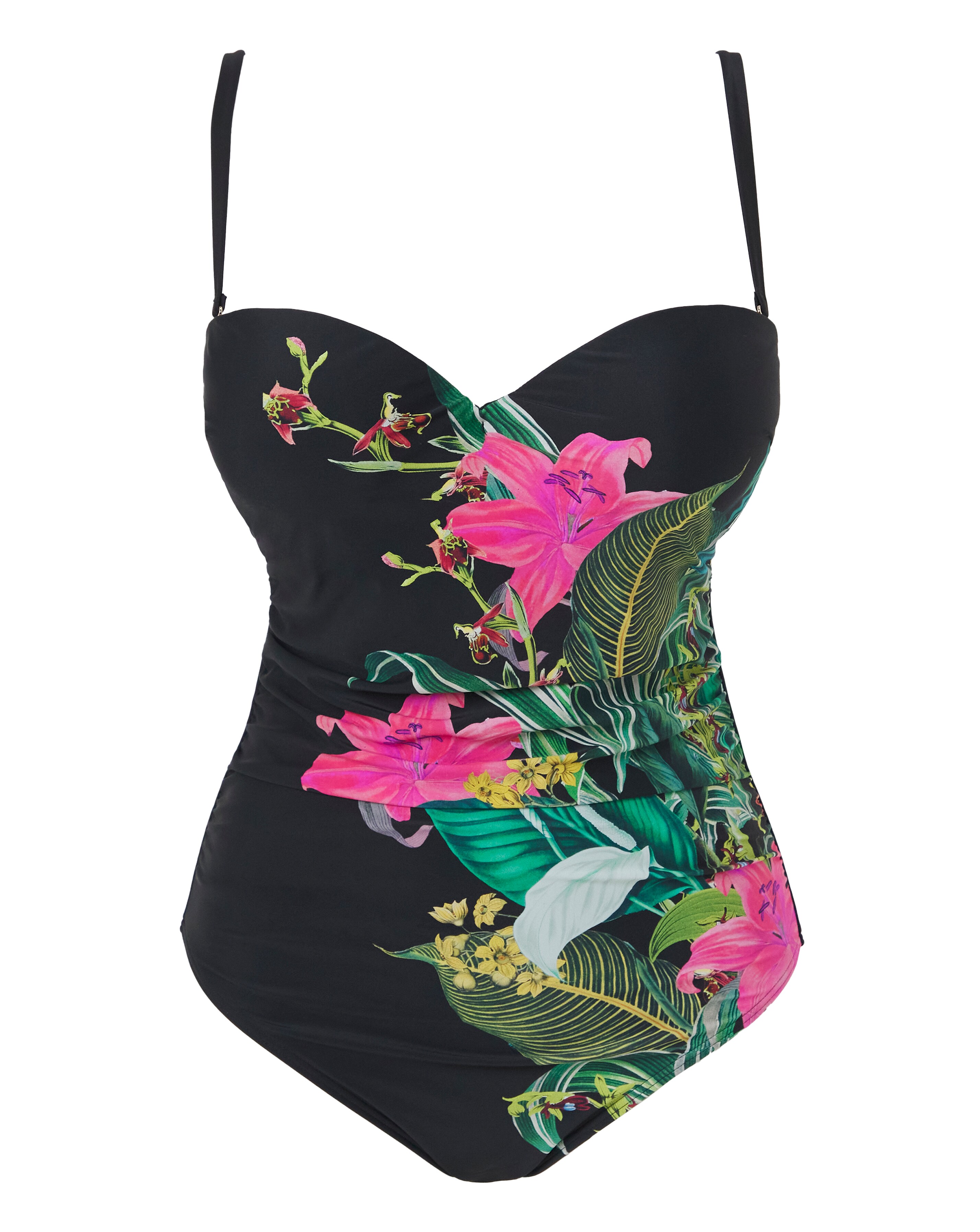 Tropadelic Underwired Bandeau Swimsuit