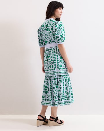 Phase Eight Trinity Heart & Floral Midi Shirt Dress