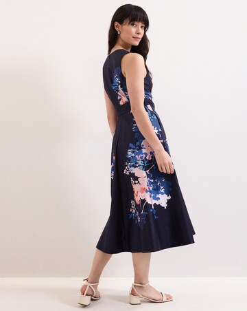 Phase Eight Natalya Fit & Flare Floral Printed Midi Dress