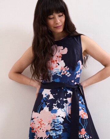 Phase Eight Natalya Fit & Flare Floral Printed Midi Dress