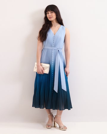 Phase Eight Mira Blue Ombre Dress