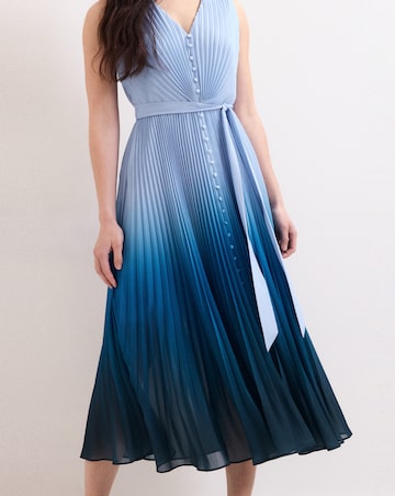 Phase Eight Mira Blue Ombre Dress