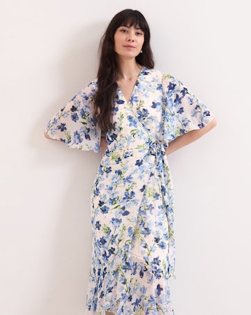 Phase Eight Juliette Fil Coupe Shimmer Foil Dress