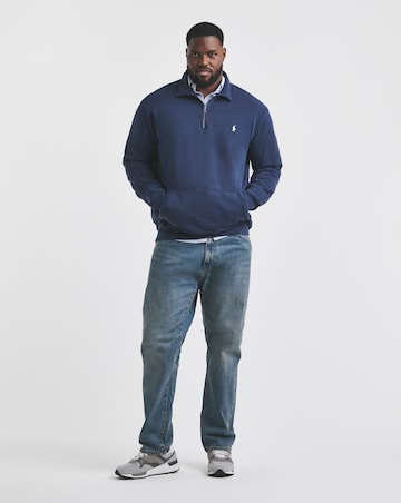 Polo Ralph Lauren Terry 1/4 Zip Sweat - Navy