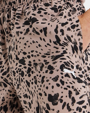 PUMA Animal Print High-Rise Shorts