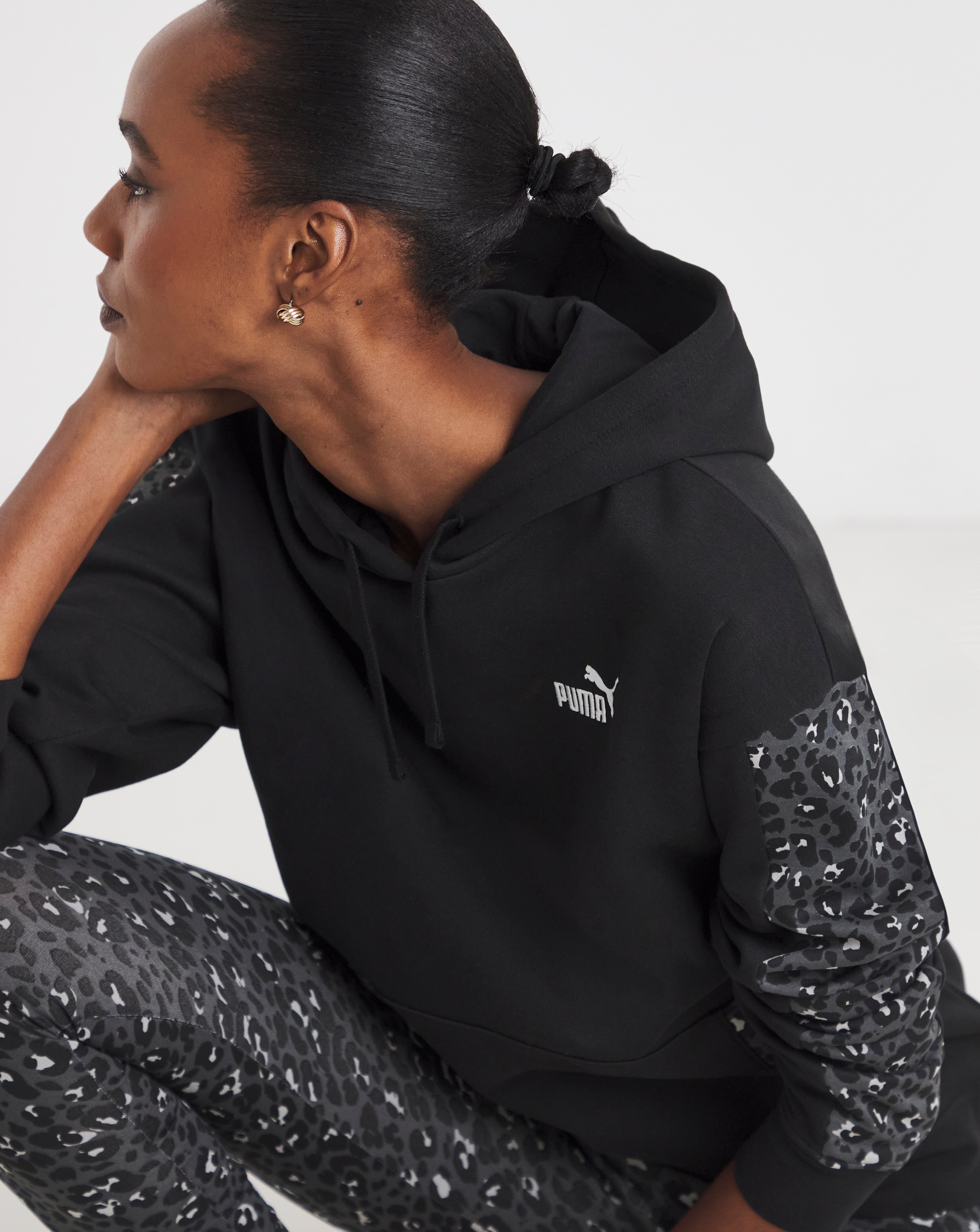 PUMA Essential Animal Print Hoodie