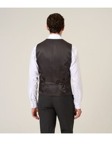 Skopes Elijah Suit Wcoat Charcoal Check