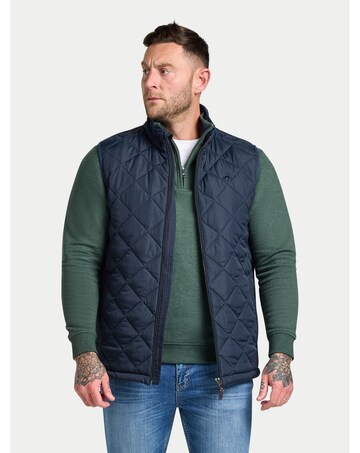 Raging Bull Quilted Gilet Navy