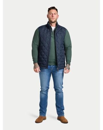 Raging Bull Quilted Gilet Navy