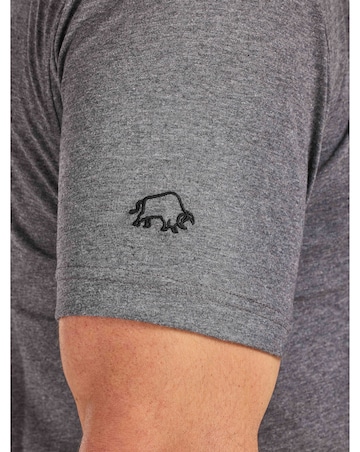 Raging Bull What Goes On Tour Print T-Shirt Dark Grey Marl