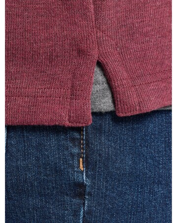 Raging Bull Classic French Rib Quarter Zip Burgundy