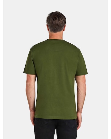 Raging Bull RB Bikers Club Print T-Shirt Army Green