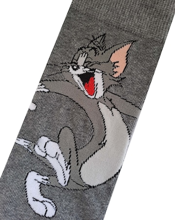 Mens 5pk Tom & Jerry Socks