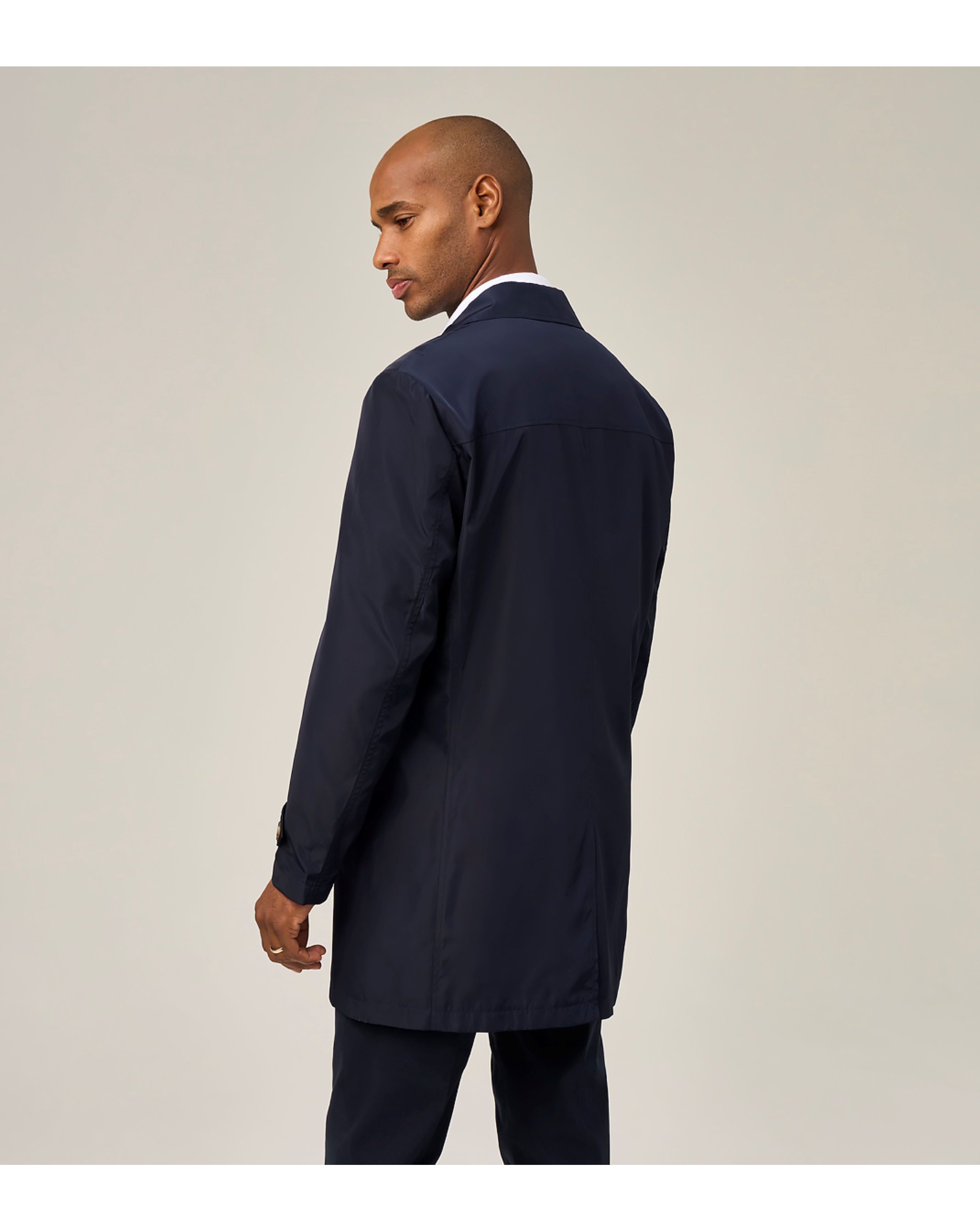 Skopes Megson Raincoat Navy Blue | Ambrose Wilson