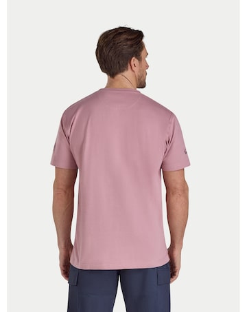 Raging Bull Stitched Bull T-Shirt Rose