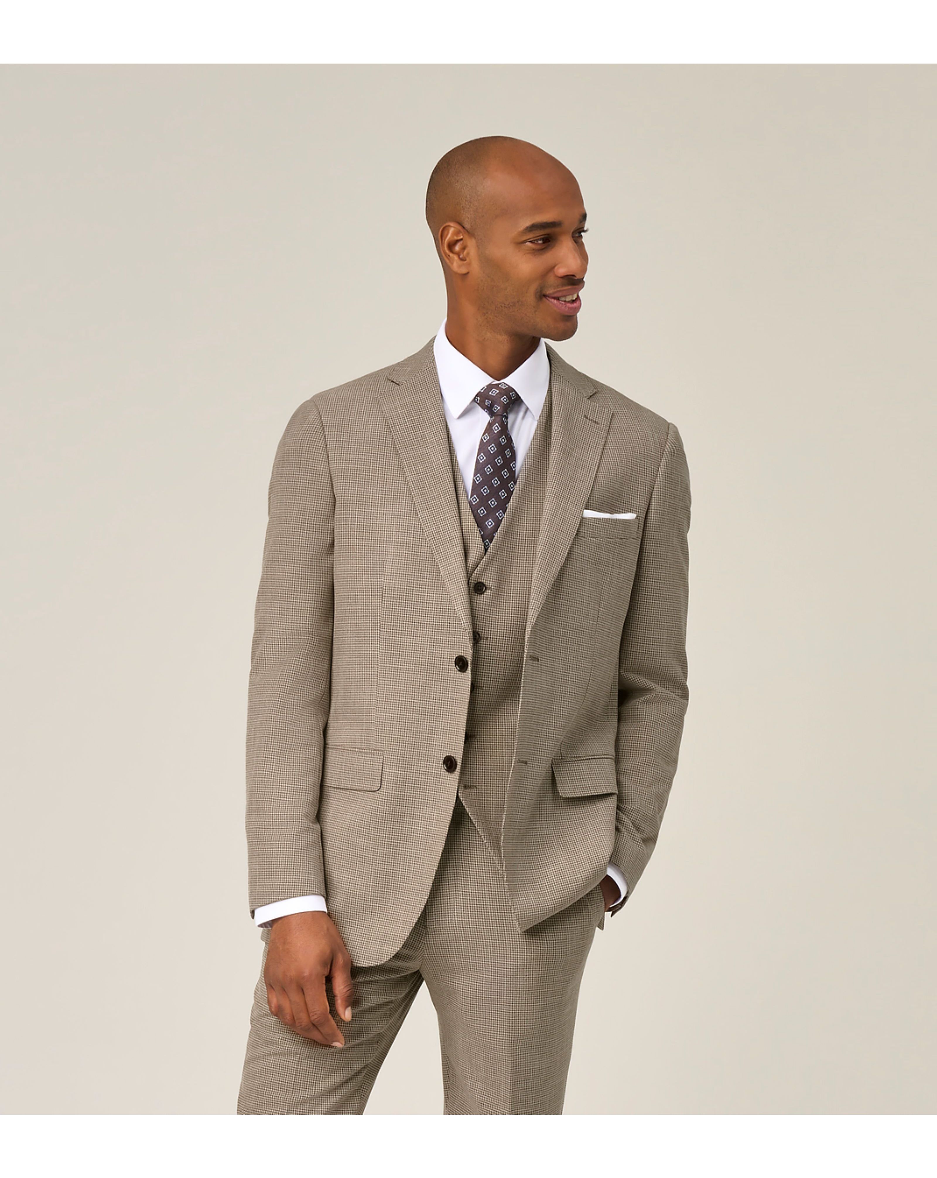 New In - Skopes Chaplin Suit Jacket Stone
