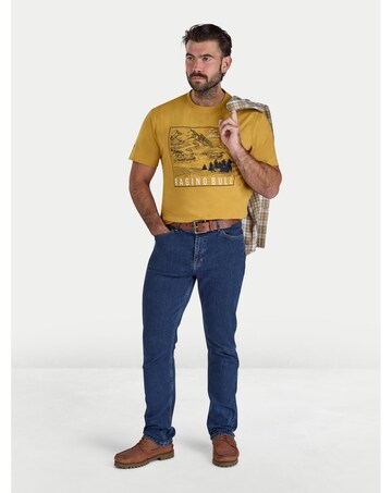 Raging Bull Mountain Adventures T-Shirt Mustard