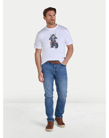 Raging Bull Biker Bully Boy T-Shirt White