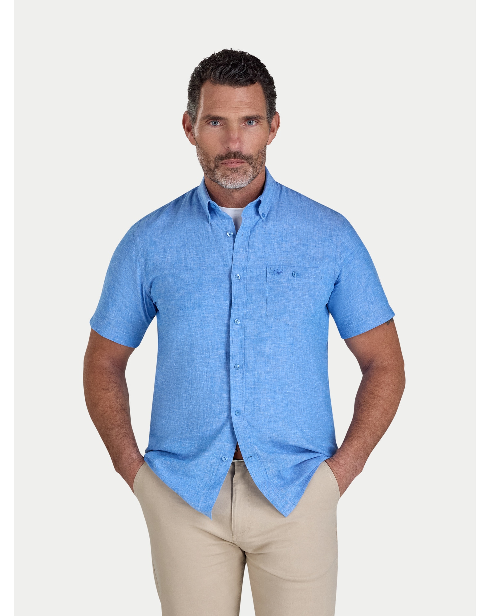 Raging Bull SS Classic Linen Shirt
