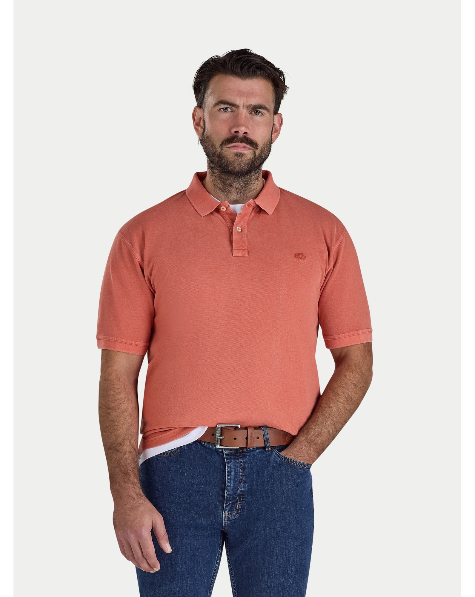 Raging Bull Garment Dyed Polo