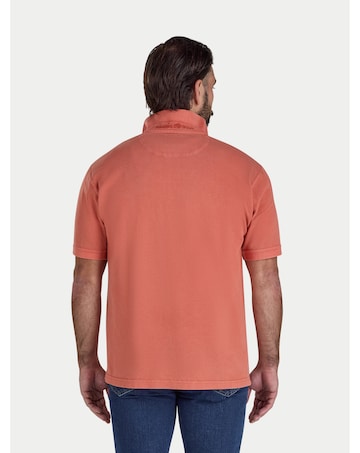 Raging Bull Garment Dyed Polo Burnt Orange