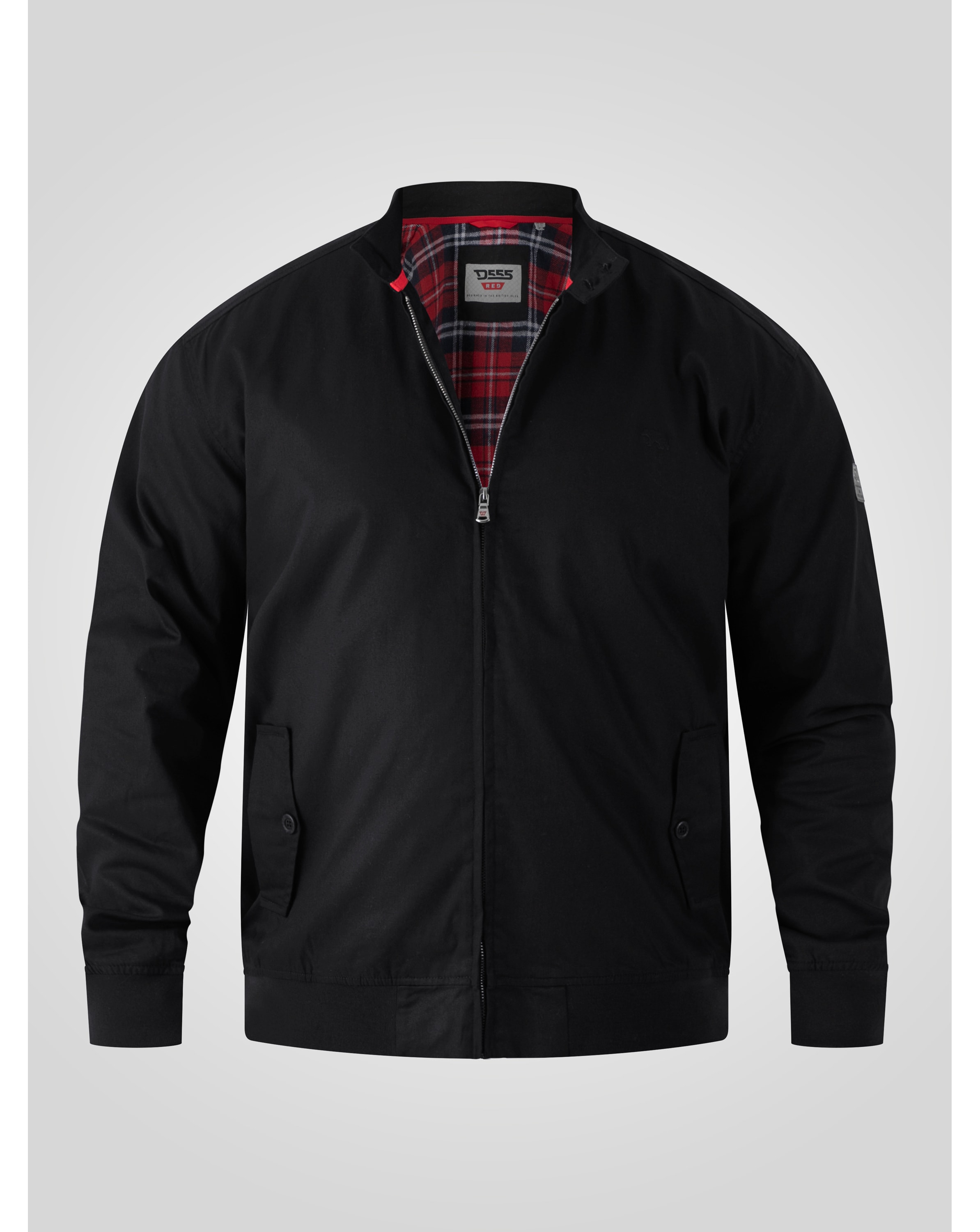 D555 Kent Black Harrington Jacket