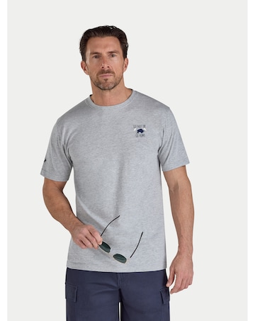 Raging Bull Go Fast T-Shirt Grey Marl