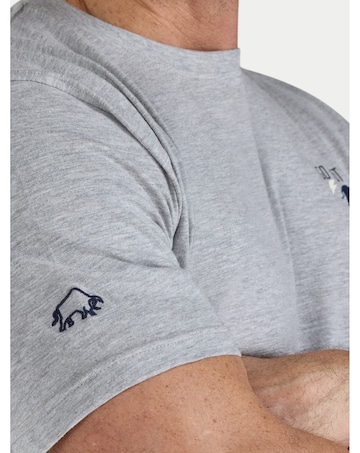 Raging Bull Go Fast T-Shirt Grey Marl