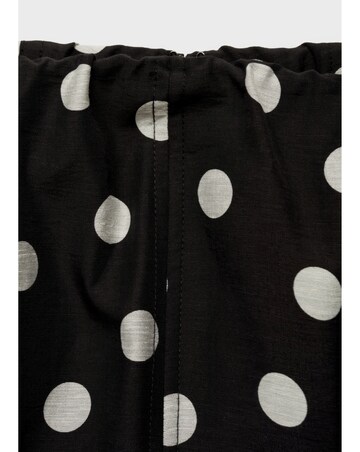 Mango Strapless Polka-Dot Dress