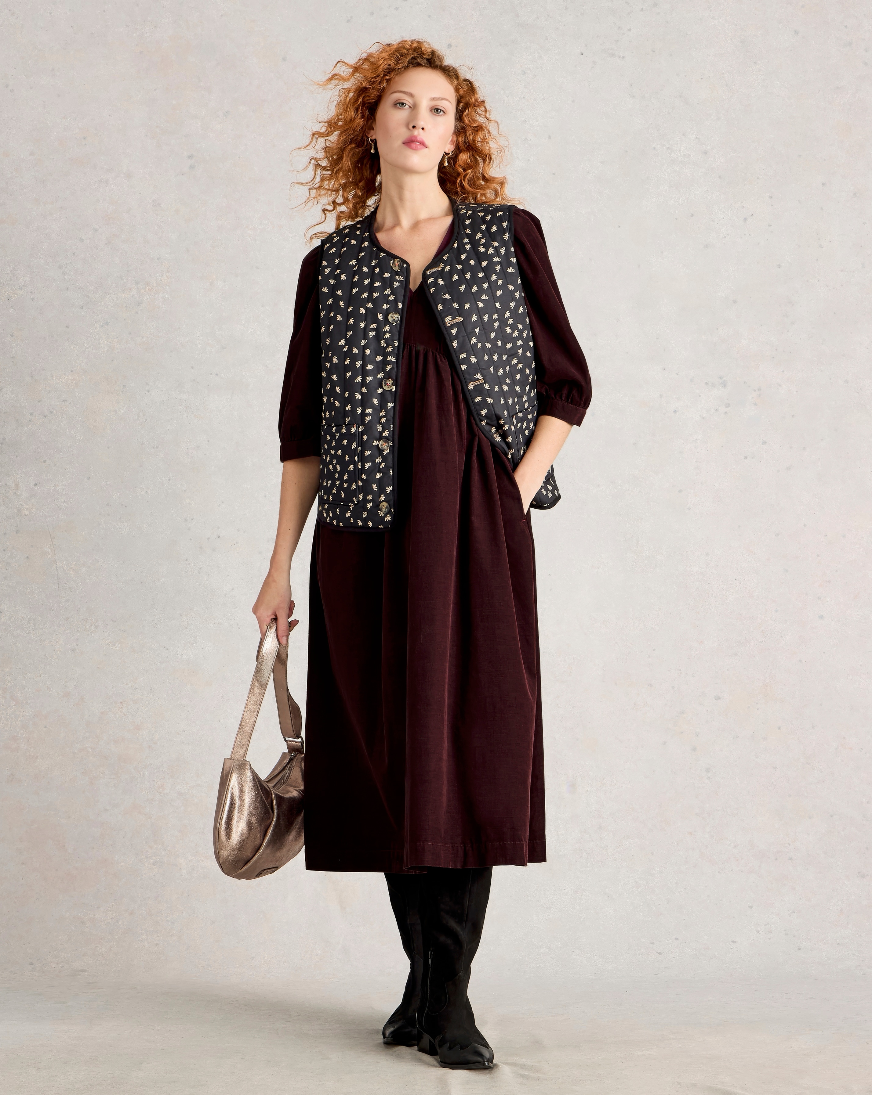 White Stuff Lucy Cord Dress