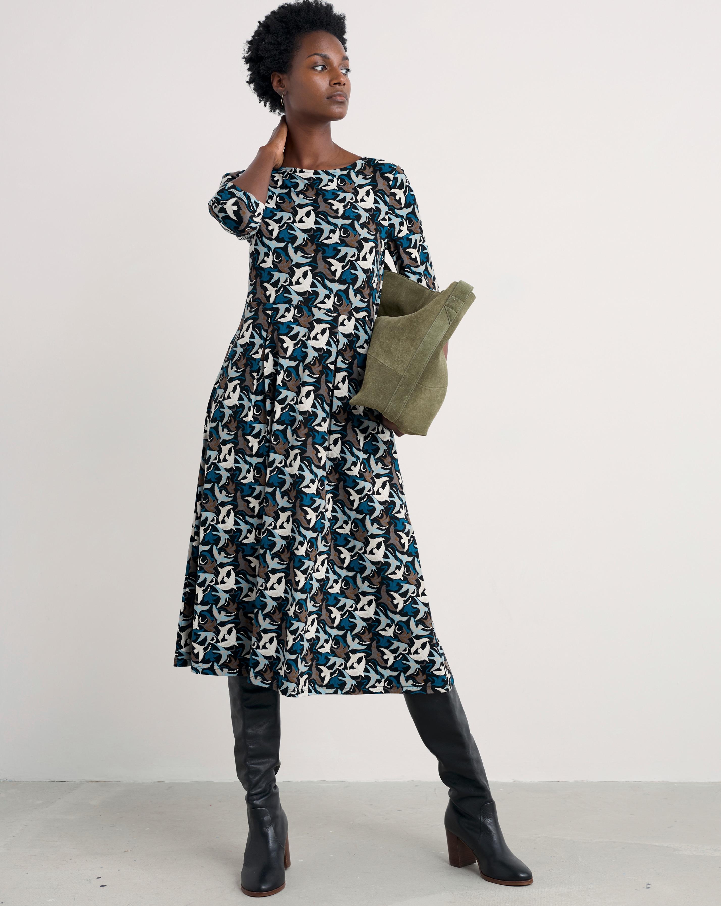 Seasalt Cornwall 3/4 Wild Bouquet Dress