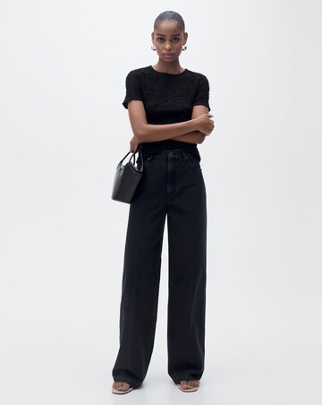 Mango Textured Cotton-Blend T-Shirt