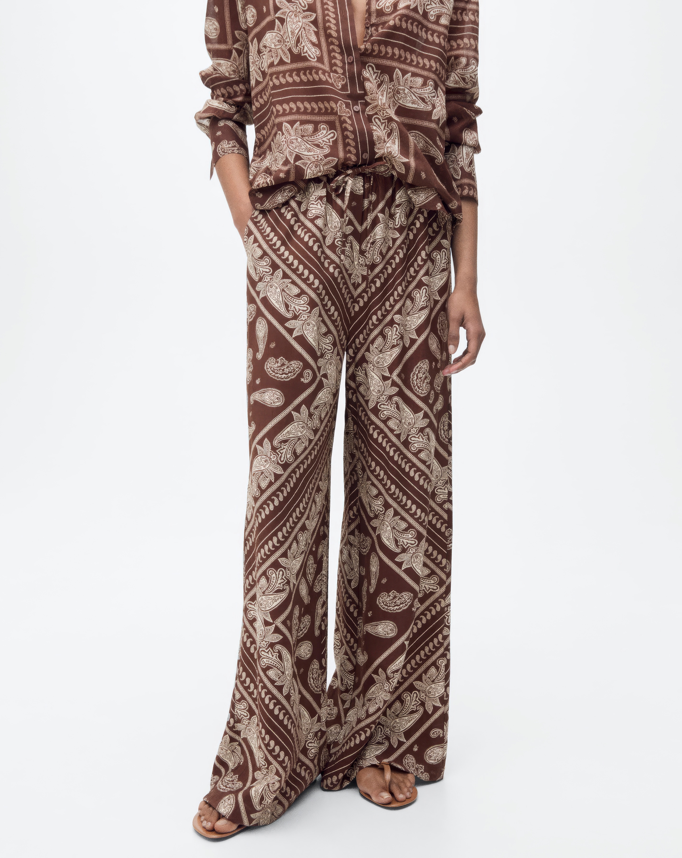 Mango Abstract Trousers